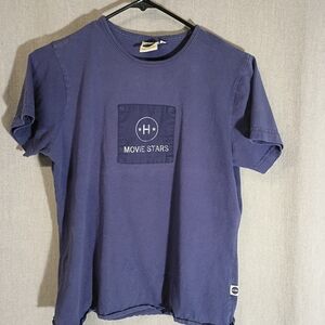 Blue Marlin Brand Size M Navy Movie Stars Short Sleeve Tshirt
